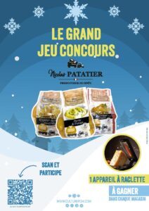 Poster annonçant le jeu concours Nicolas Patatier